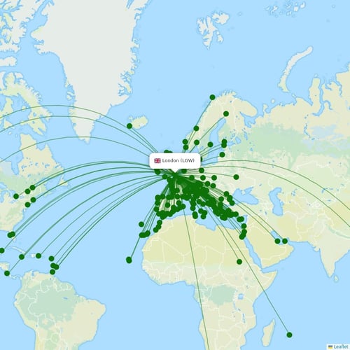 Ruttkarta LGW