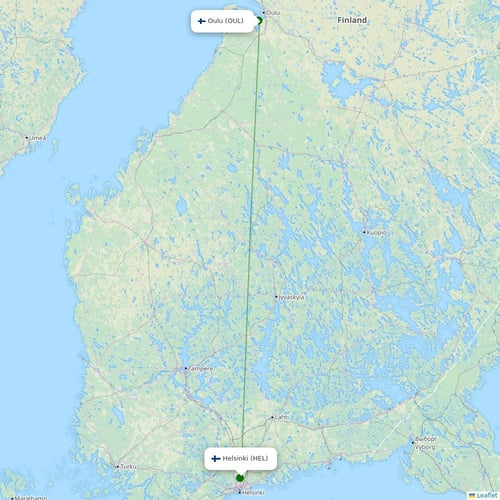 Ruttkarta OUL