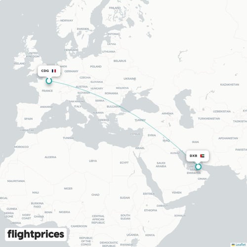 CDG–DXB