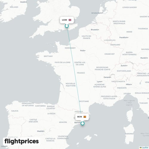LGW–BCN