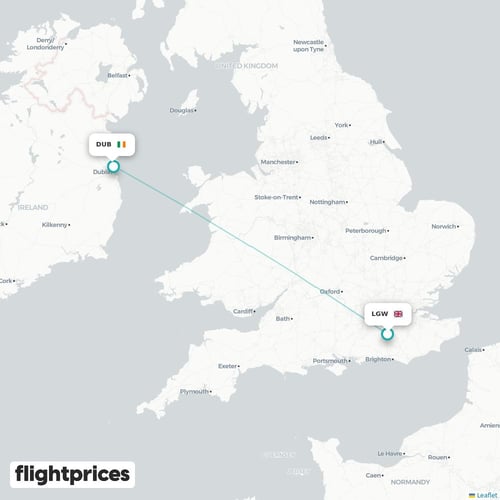 LGW–DUB