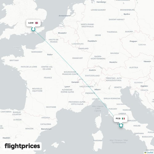 LGW–FCO