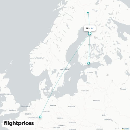 Ruttkarta OUL