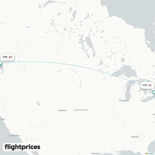 YVR–YYZ