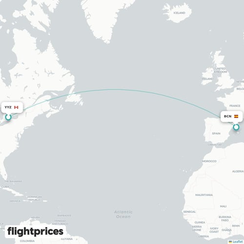 YYZ–BCN
