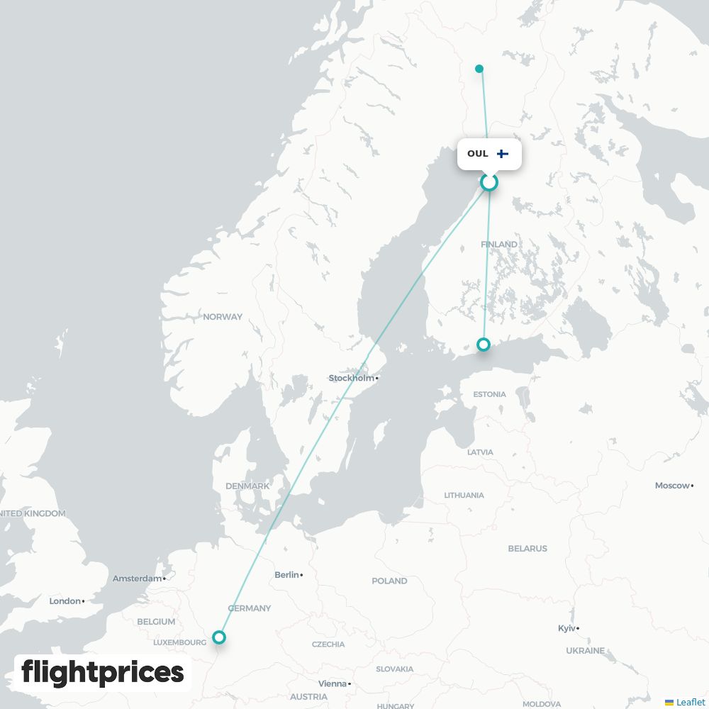 Ruttkarta OUL